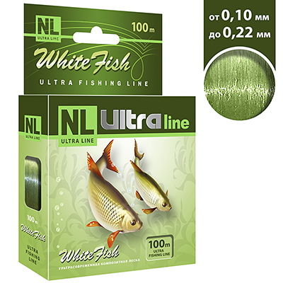 Леска AQUA NL ULTRA WHITE FISH (Белая рыба)