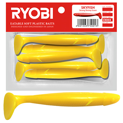 Риппер Ryobi SKYFISH (88mm), цвет CN004 (sweet melon), (5шт)