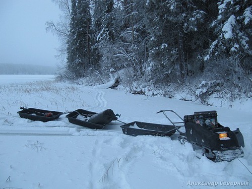 Статья о зимней рыбалке на глухом озере поморья с блеснами и балансирами AQUA