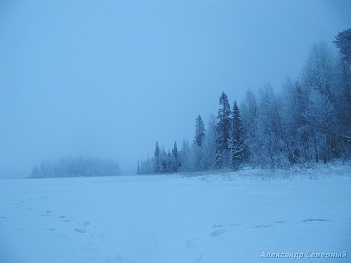 Статья о зимней рыбалке на глухом озере поморья с блеснами и балансирами AQUA
