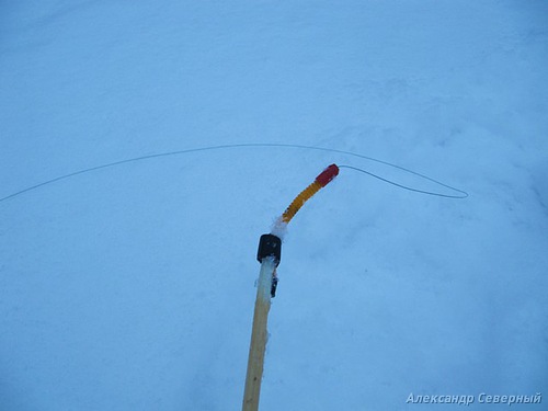Статья о зимней рыбалке на глухом озере поморья с блеснами и балансирами AQUA