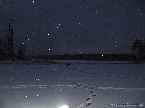 Статья о зимней рыбалке на глухом озере поморья с блеснами и балансирами AQUA