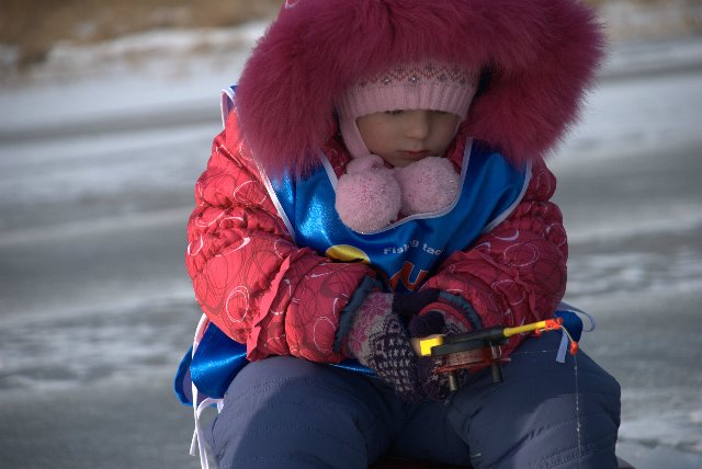 Умки на лунках при поддержке AQUA Fishing