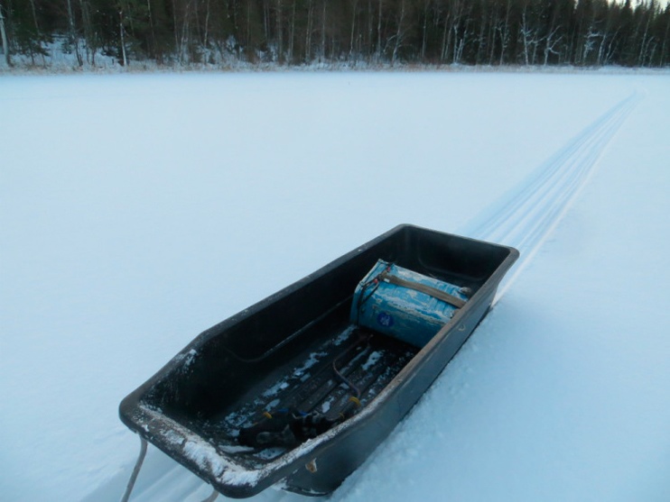 Фотоотчет о зимней рыбалке на таежных реках с зимней блесной АКВА КОБРА.