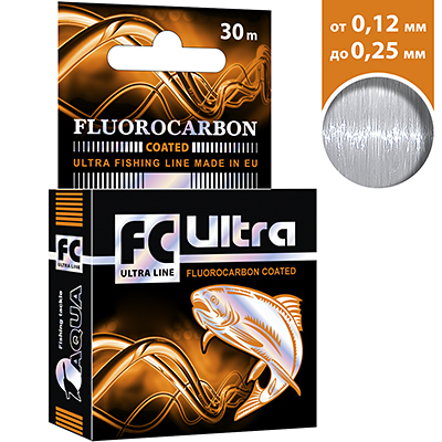 Леска AQUA FC ULTRA Fluorocarbon Coated