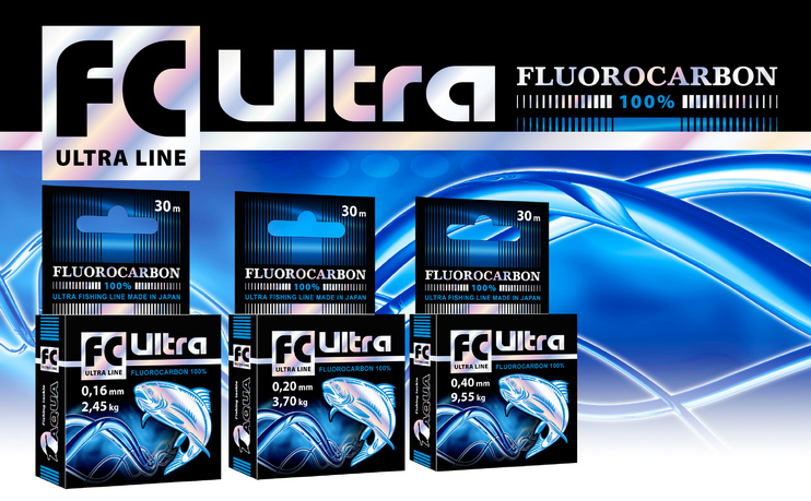 Лески AQUA FC ULTRA Fluorocarbon 100%