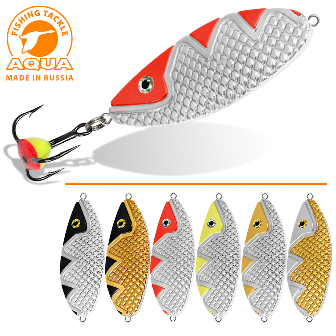 Блесна зимняя AQUA Спинка