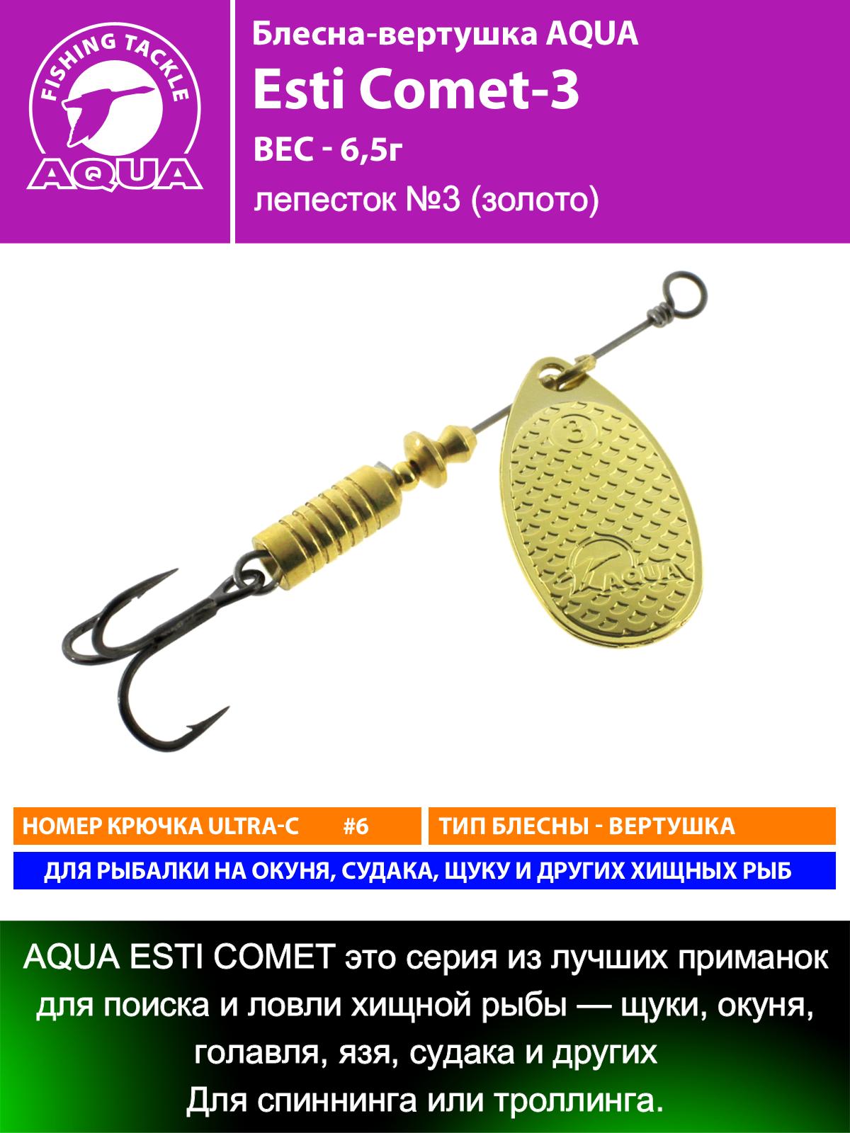 Блесна-вертушка AQUA ESTI COMET