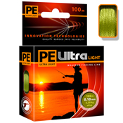 Плетеный шнур PE ULTRA LIGHT Olive (100 метров)
