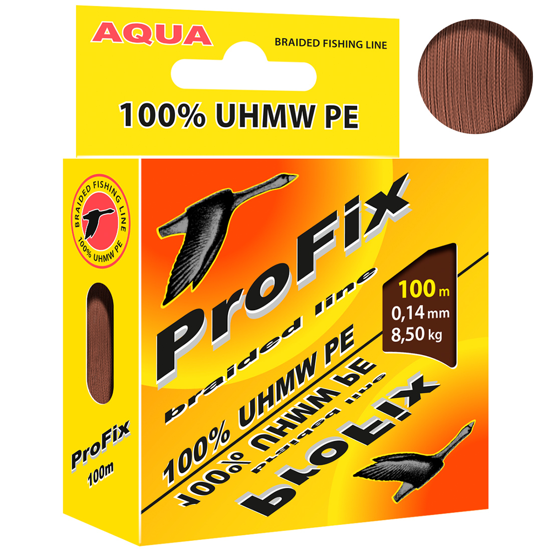 Плетеный шнур ProFix Brown (100 метров)
