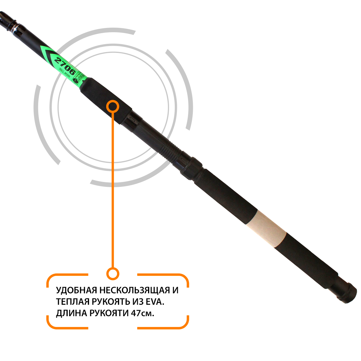 Спиннинг телескопический для рыбалки AQUA ARDO