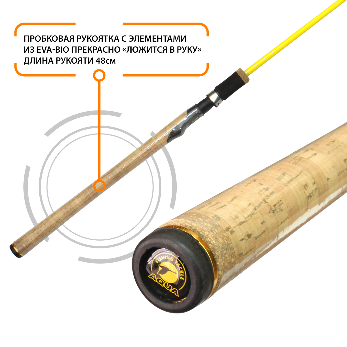 Спиннинг штекерный для рыбалки AQUA DICTATOR