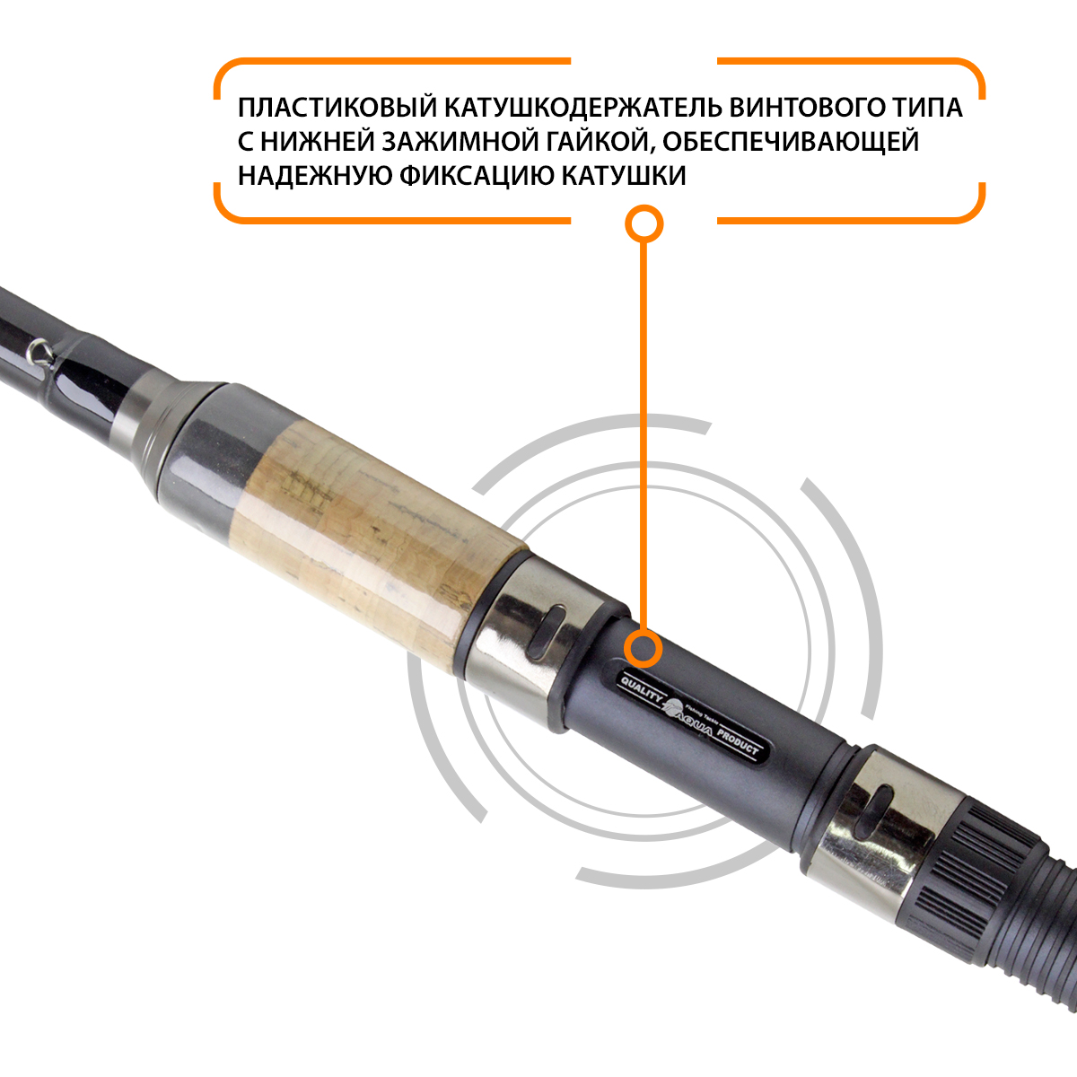 Удилище фидерное для рыбалки AQUA PULSAR