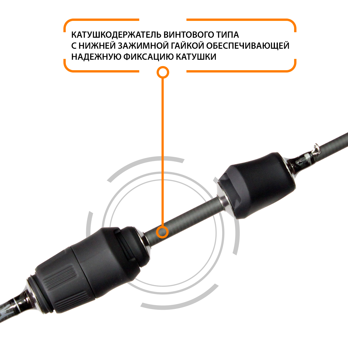 Спиннинг штекерный AQUA SPIRIT 1,65m 0,5-5g