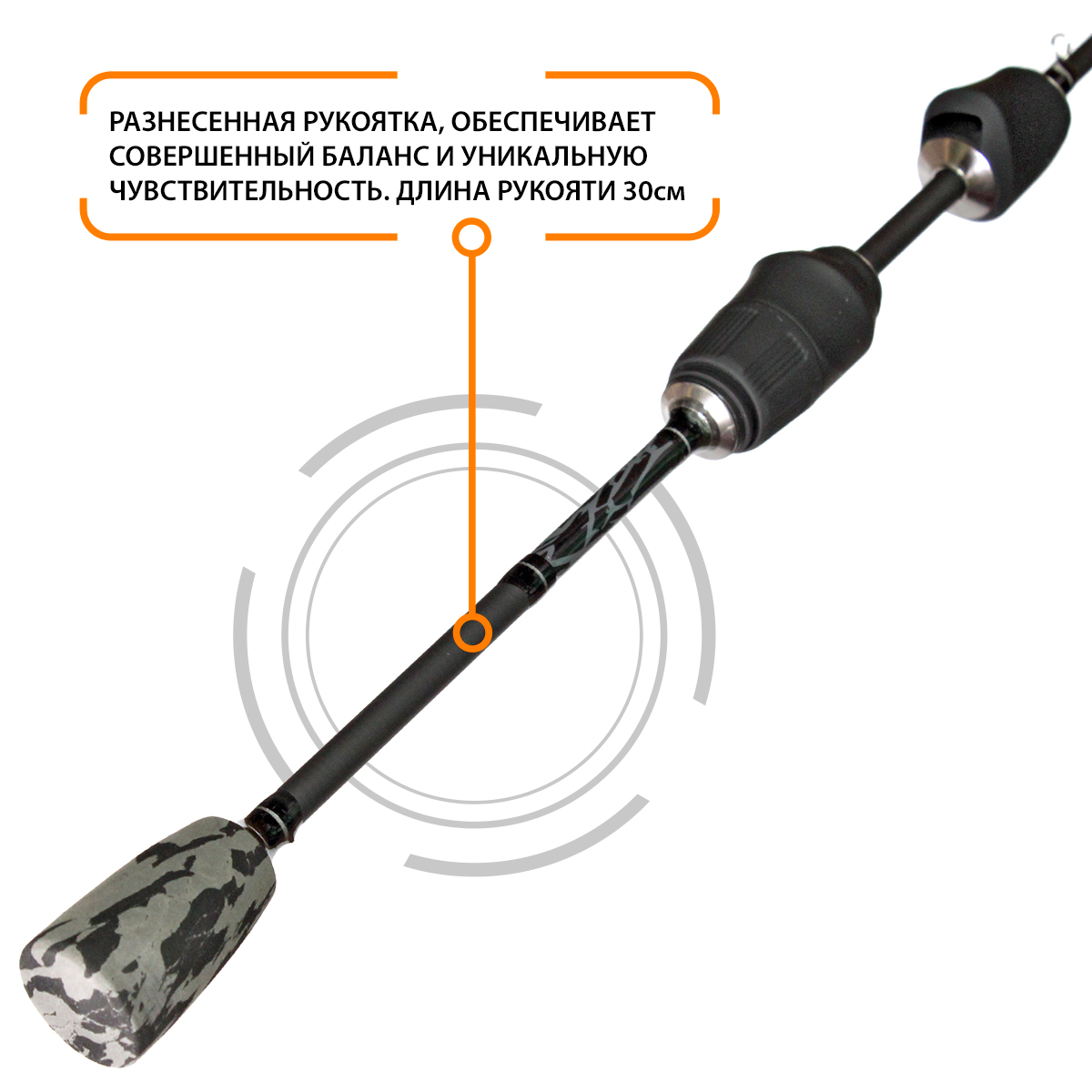 Спиннинг штекерный AQUA SPIRIT 1,80m 1-7g