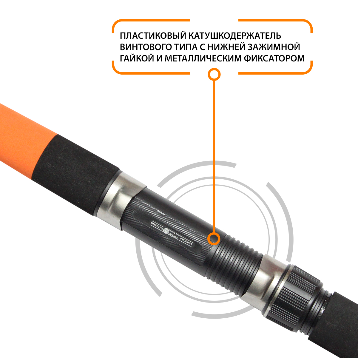 Удилище фидерное телескопическое для рыбалки AQUA TELE FEEDER