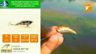 Youtube. Воблер AQUA Bit прибавит Вам множество новых ярких эмоции к воспоминаниям о Ваших трофеях с рыбалки!