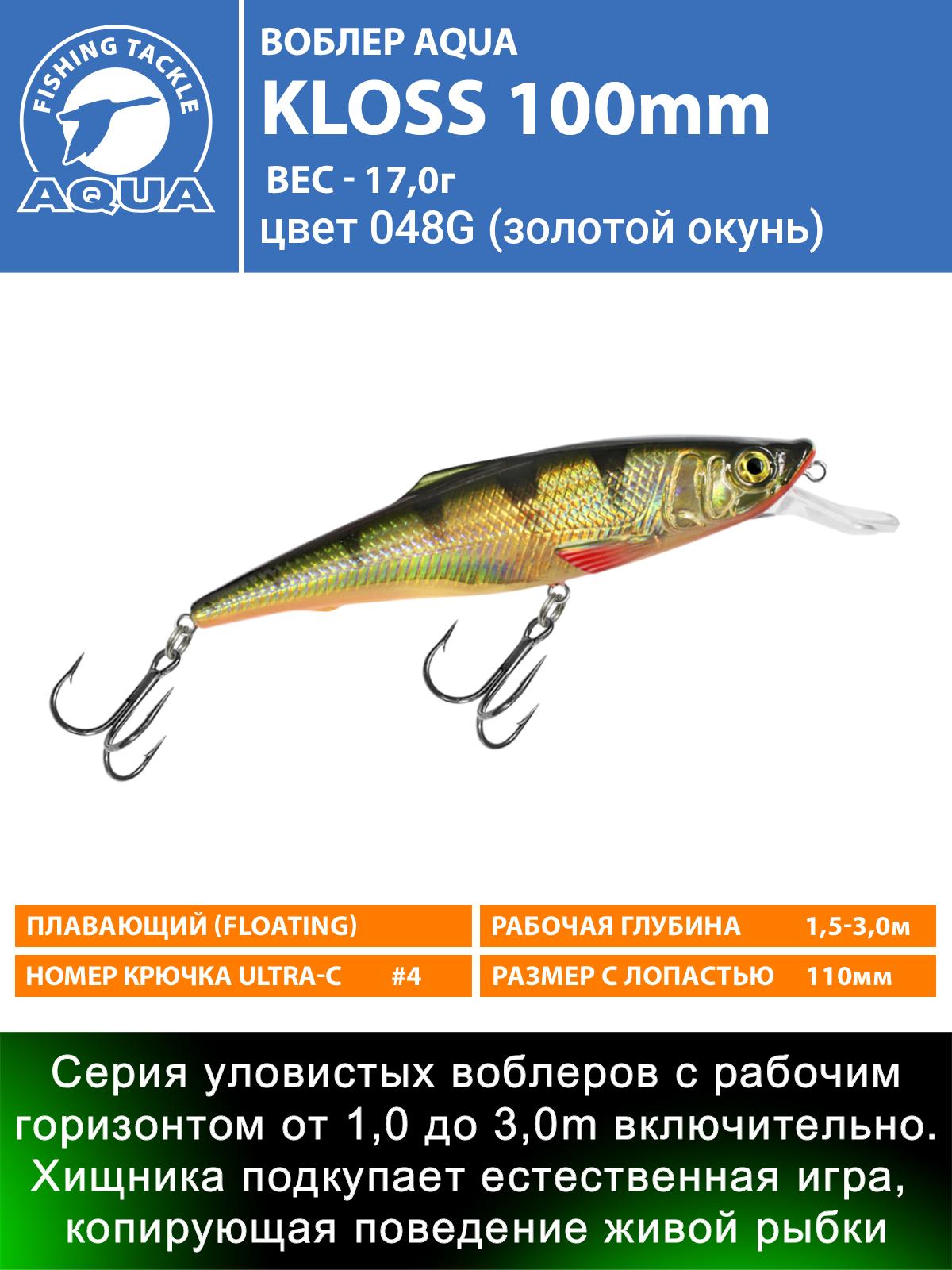 Воблер AQUA KLOSS