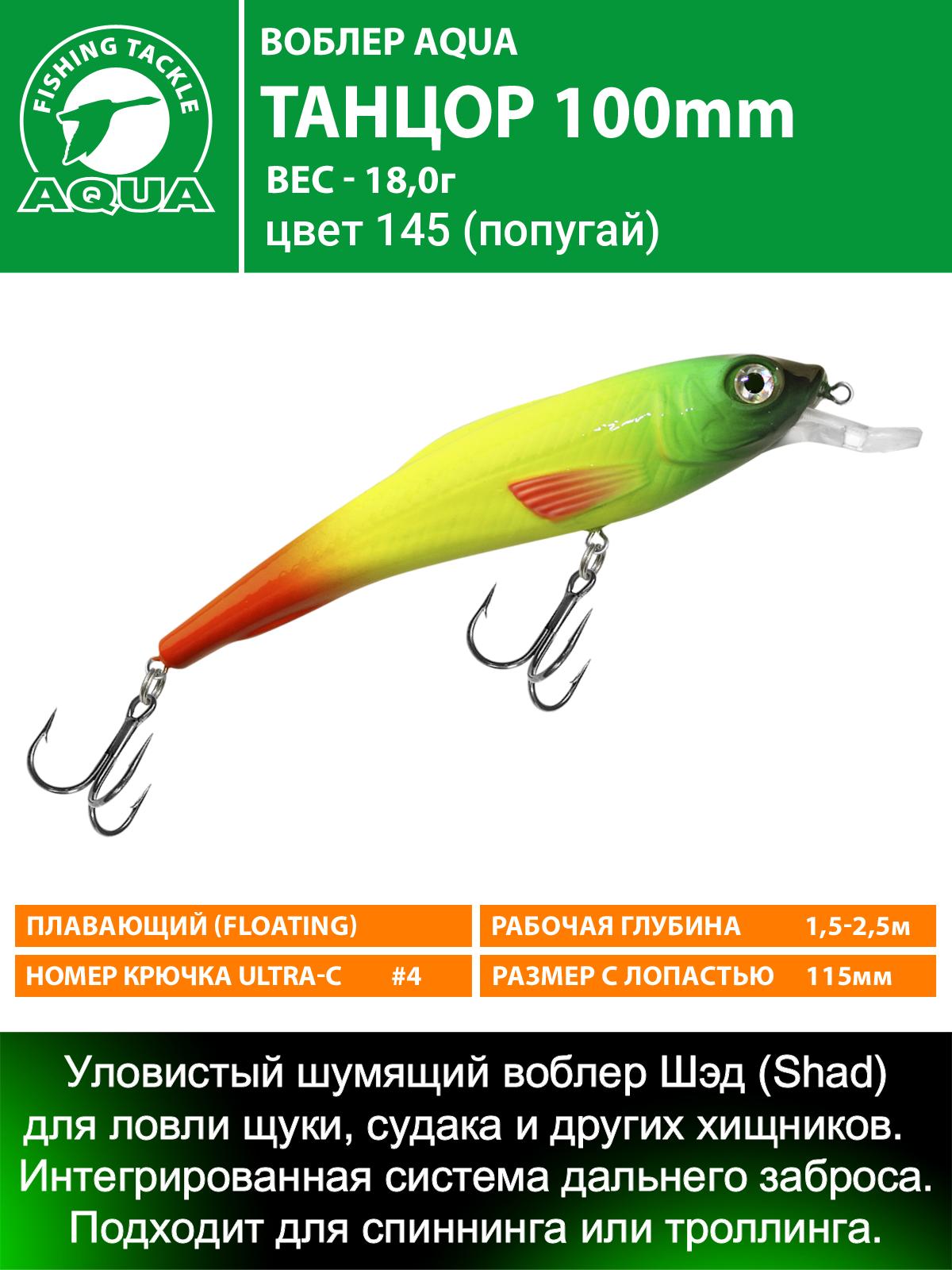 Воблер AQUA ТАНЦОР