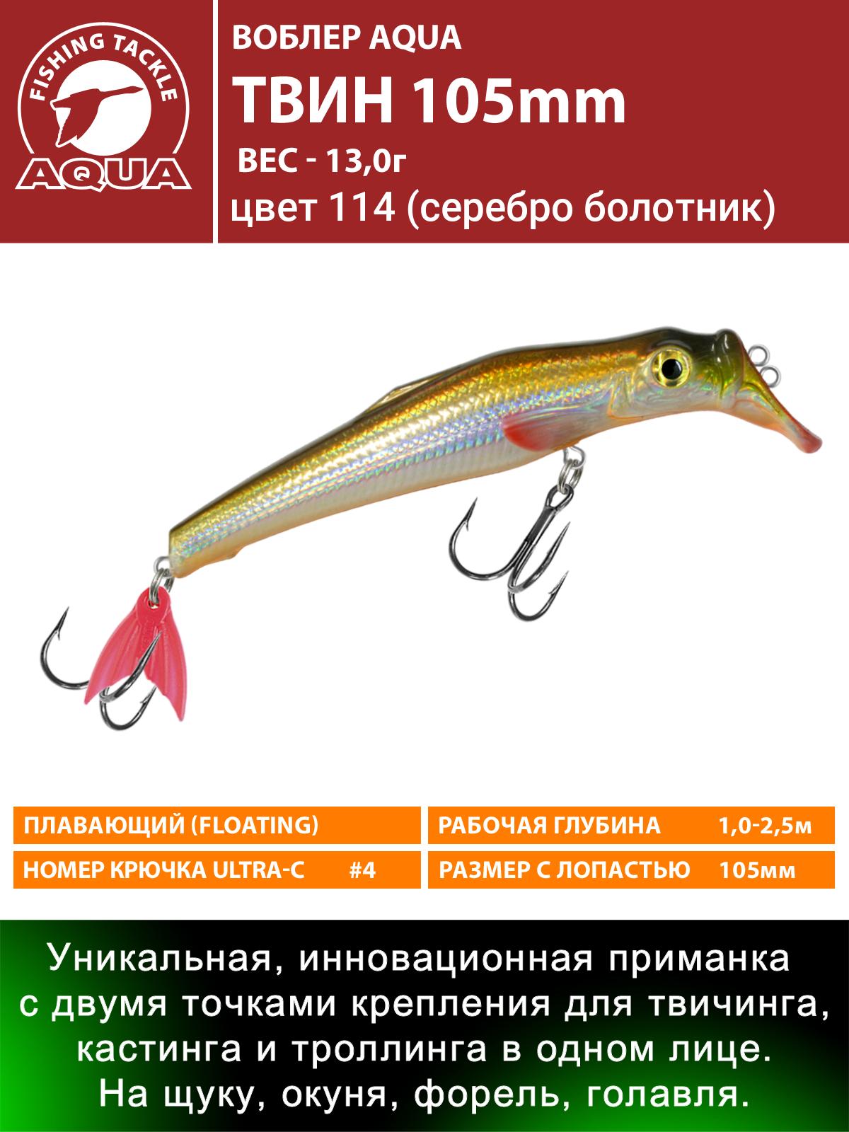 Воблер AQUA ТВИН