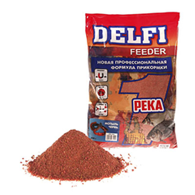 Прикормка DELFI Rainbow, 0,8 кг (лещ+плотва; клубника, барбарис, красный)
