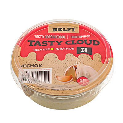 Тесто порошок пшеничное DELFI Tasty Cloud, плотное, желтое аромат чеснок, 50 гр