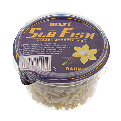 Заварные звездочки DELFI Sly Fish, аром. Ваниль цвет естест. 50г.
