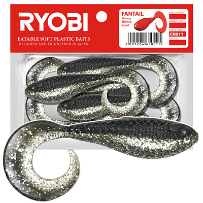 Риппер-твистер Ryobi FANTAIL (51mm), цвет CN011 (christmas toy), (8шт)