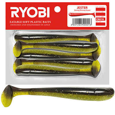 Риппер Ryobi JESTER (75mm), цвет CN010 (frog eggs), (5шт)