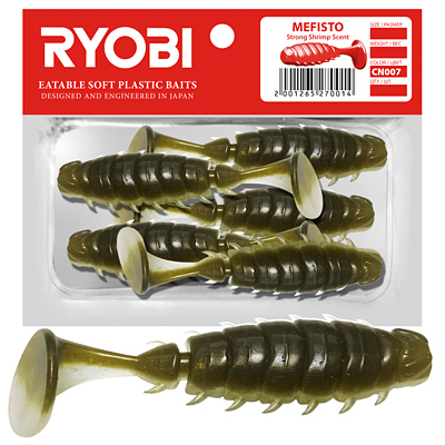 Риппер Ryobi MEFISTO (36mm), цвет CN007 (spring lamprey), (8 шт)