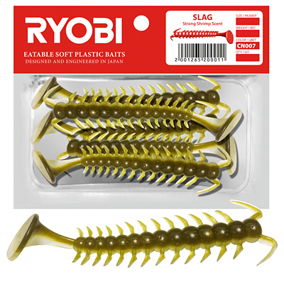 Риппер Ryobi SLAG (59mm), цвет CN007 (spring lamprey), (5 шт)