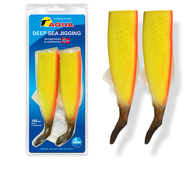 Риппер для морской джигголовки малый, цвет Mango WD005 (2шт)